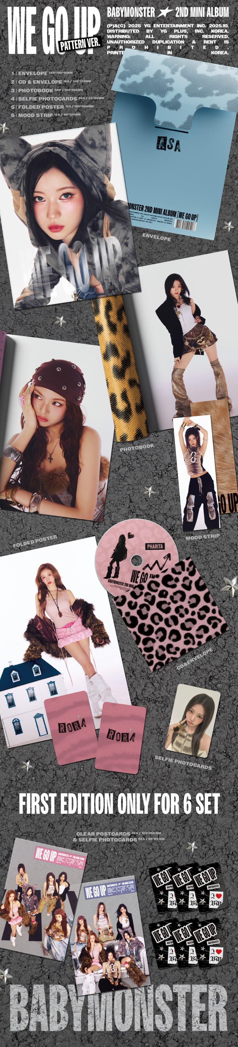 BABYMONSTER WE GO UP - PATTERN