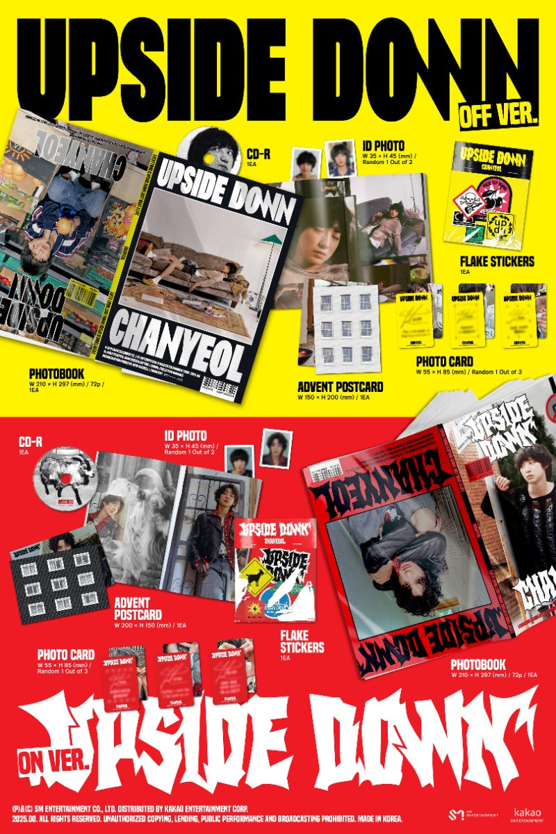 CHANYEOL Upside Down - Random Photobook