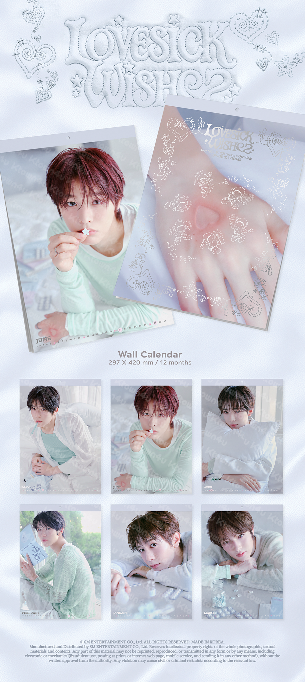 NCT WISH 2027 Season's Greetings Wall Calendar