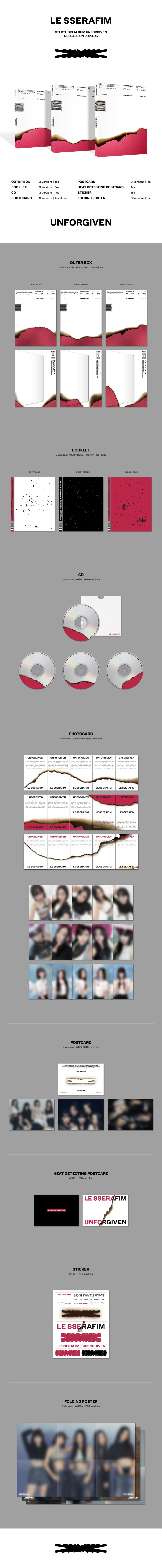 LE SSERAFIM UNFORGIVEN - Random ver