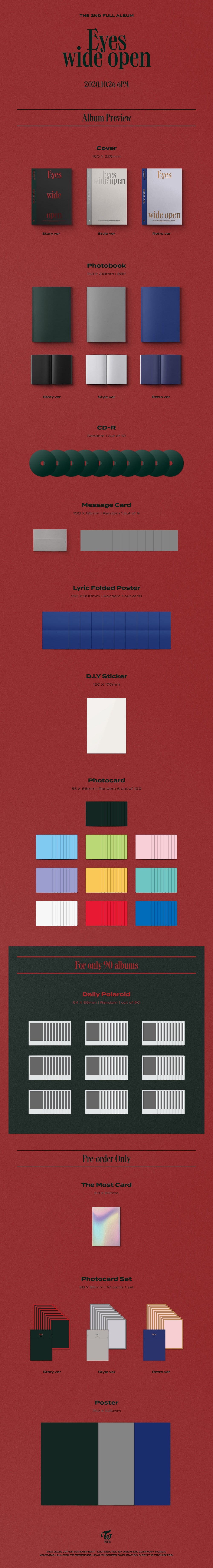 TWICE Eyes wide open - Random ver