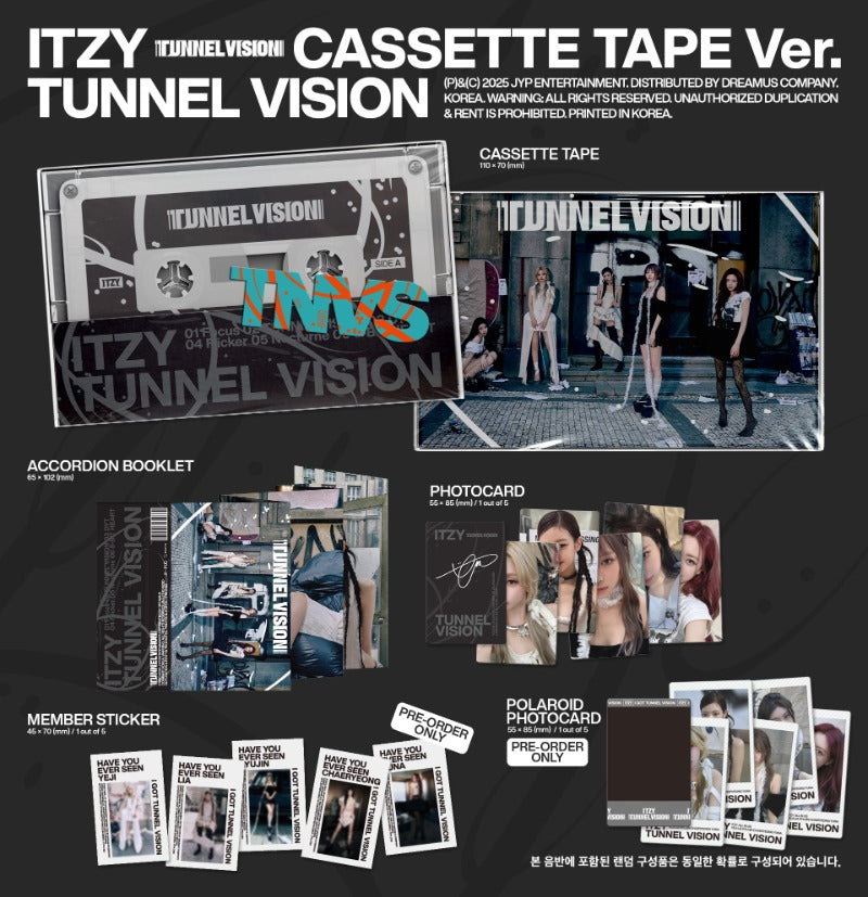 ITZY TUNNEL VISION - Cassette