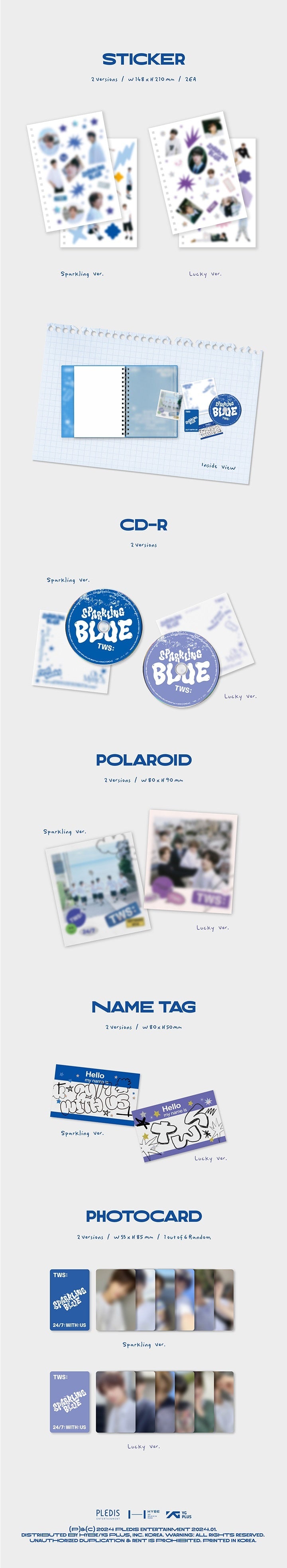 TWS Sparkling Blue - Random ver