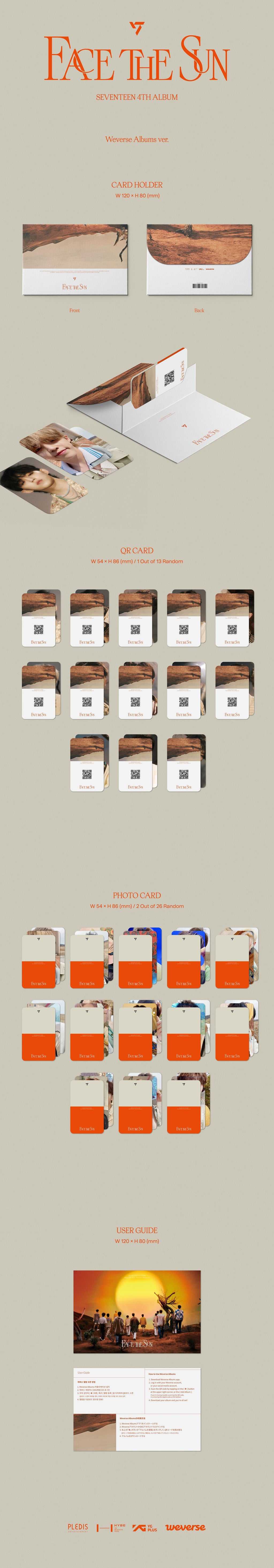 SEVENTEEN Face the Sun - Weverse Album