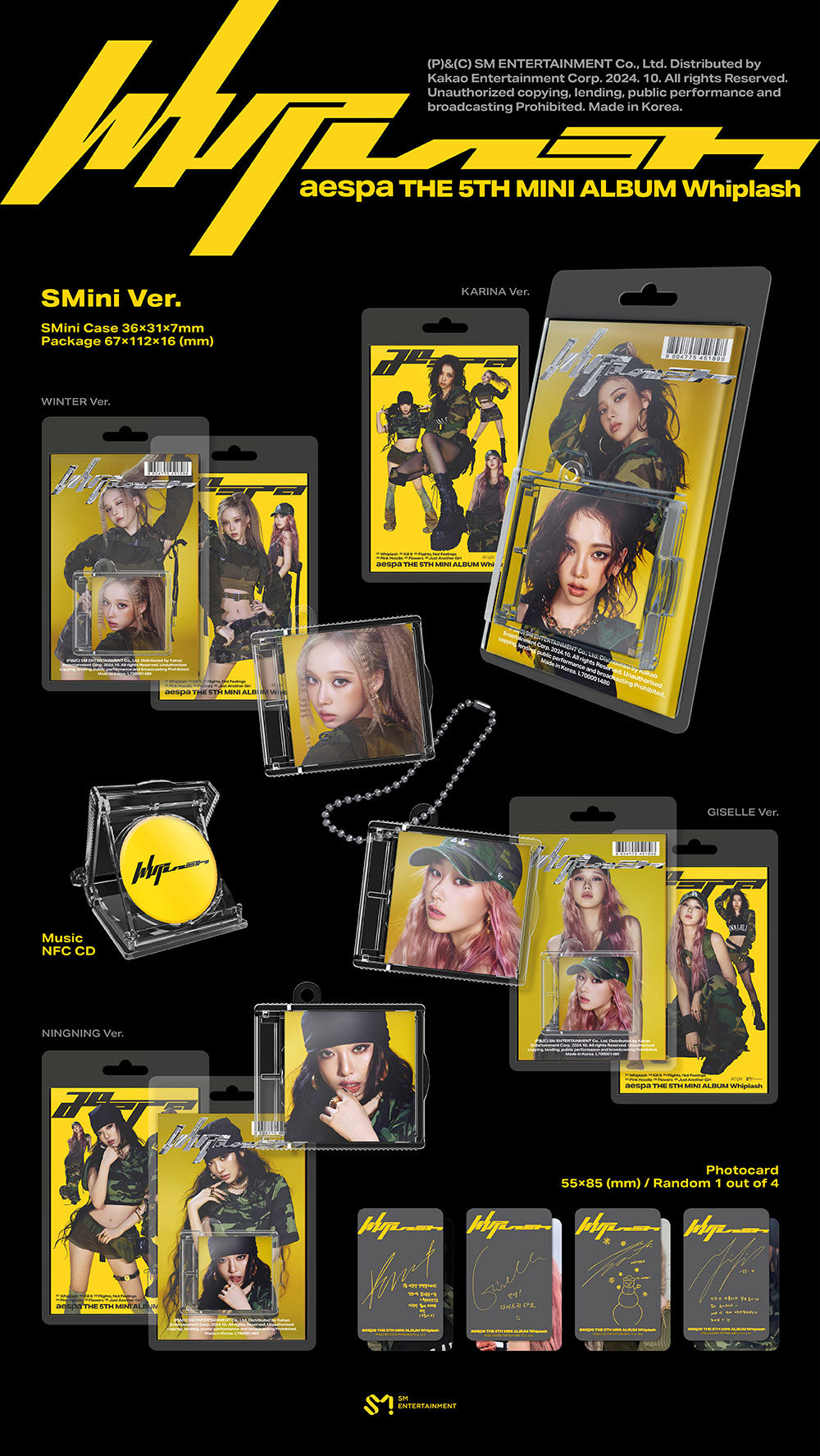 aespa WHIPLASH - Random SMini