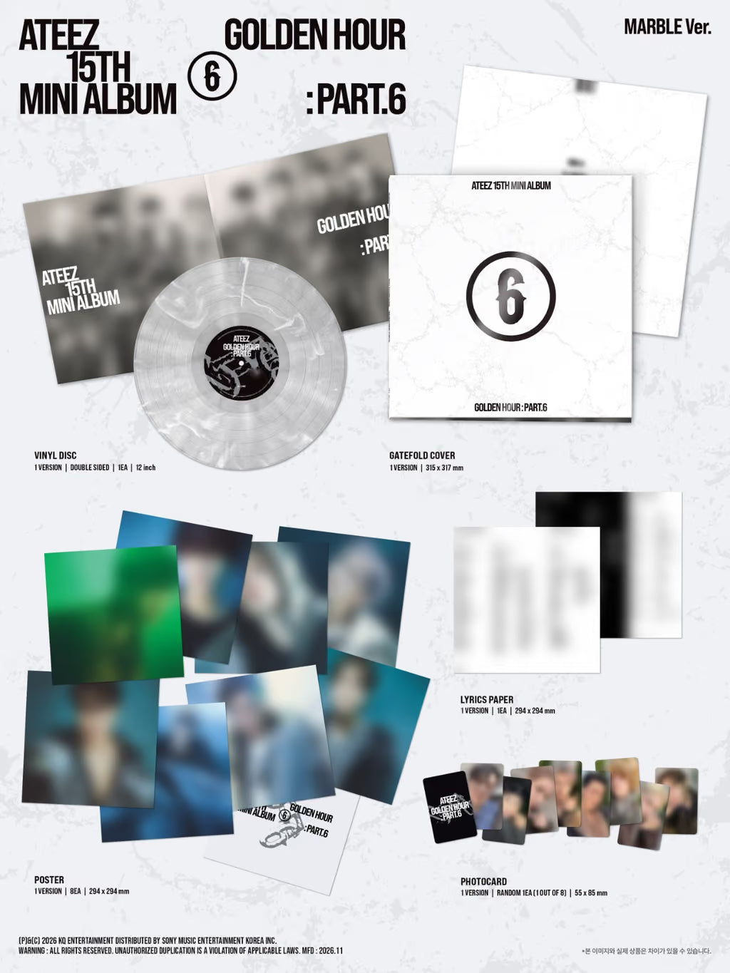 ATEEZ GOLDEN HOUR: Part.6 - MARBLE
