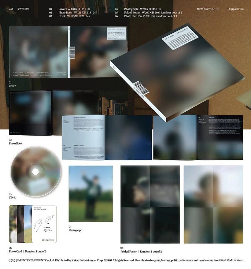 DOYOUNG 청춘의 포말 (YOUTH) - Digipack