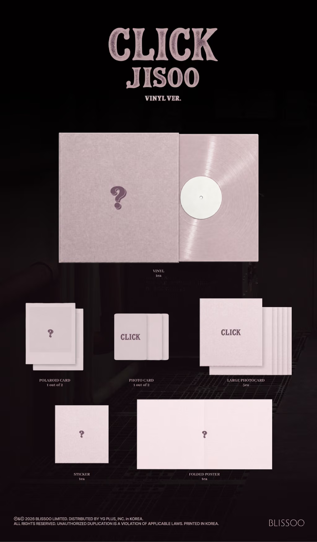 JISOO CLICK - VINYL