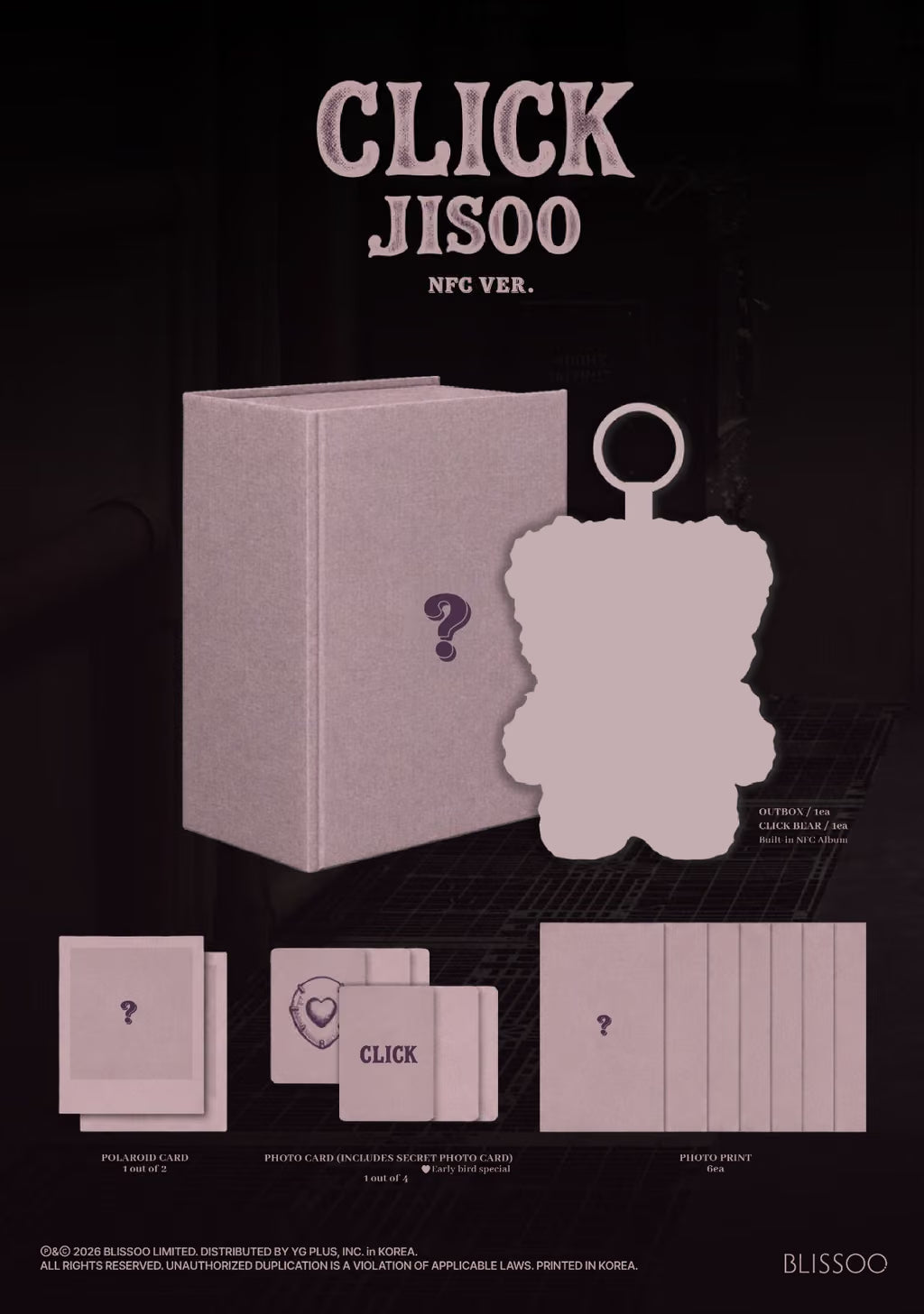 JISOO CLICK - CLICK BABY BEAR NFC