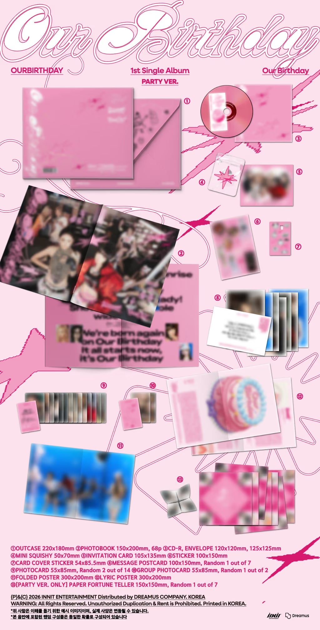 OURBIRTHDAY Our Birthday - Random PHOTOBOOK