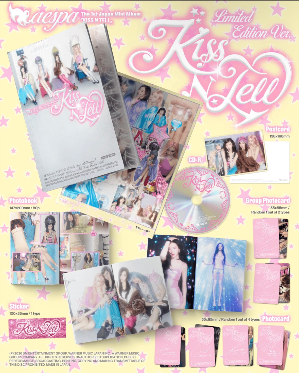 aespa KISS N TELL - Limited Edition