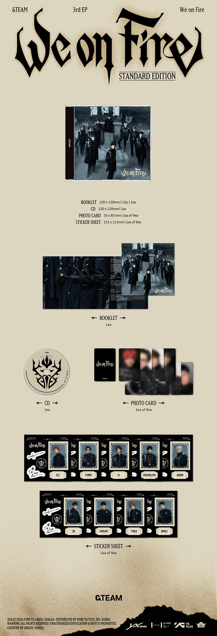 &TEAM We on Fire - Standard