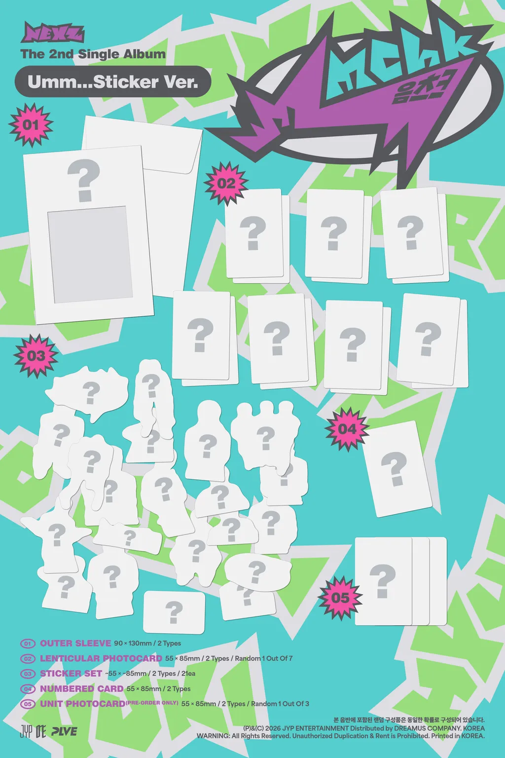 NEXZ Mmchk - Random Sticker