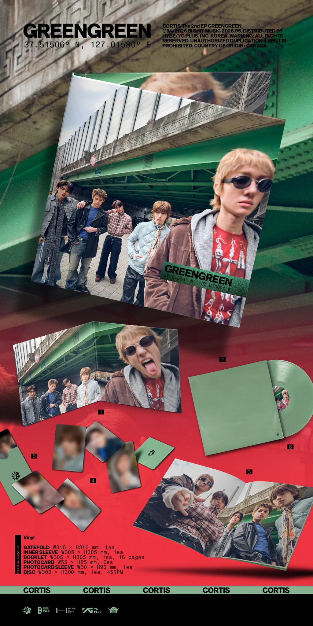 CORTIS GREENGREEN - Vinyl