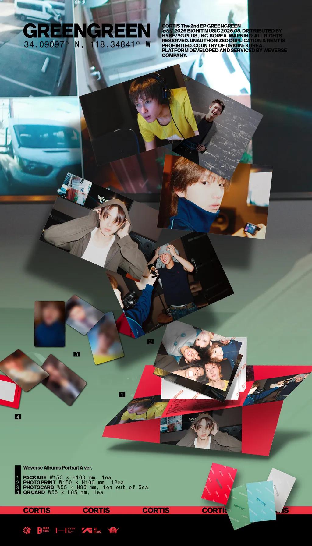 CORTIS GREENGREEN - Random Weverse Album