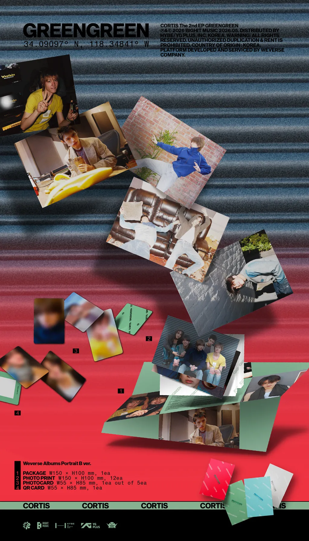 CORTIS GREENGREEN - Random Weverse Album