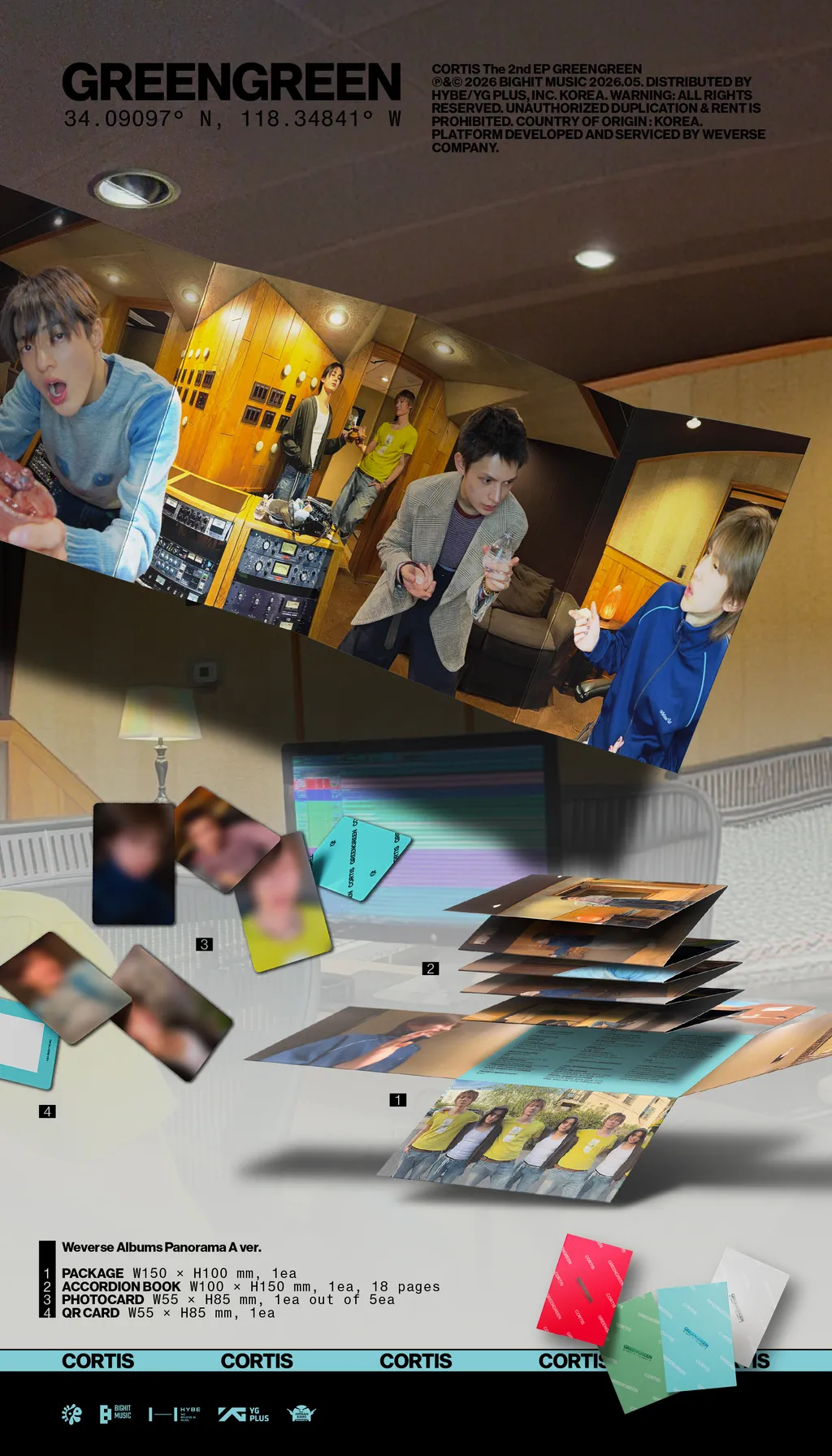 CORTIS GREENGREEN - Random Weverse Album