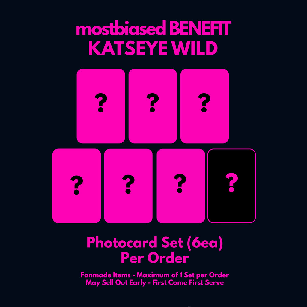 KATSEYE WILD - Random Member + mostbiased BENEFIT