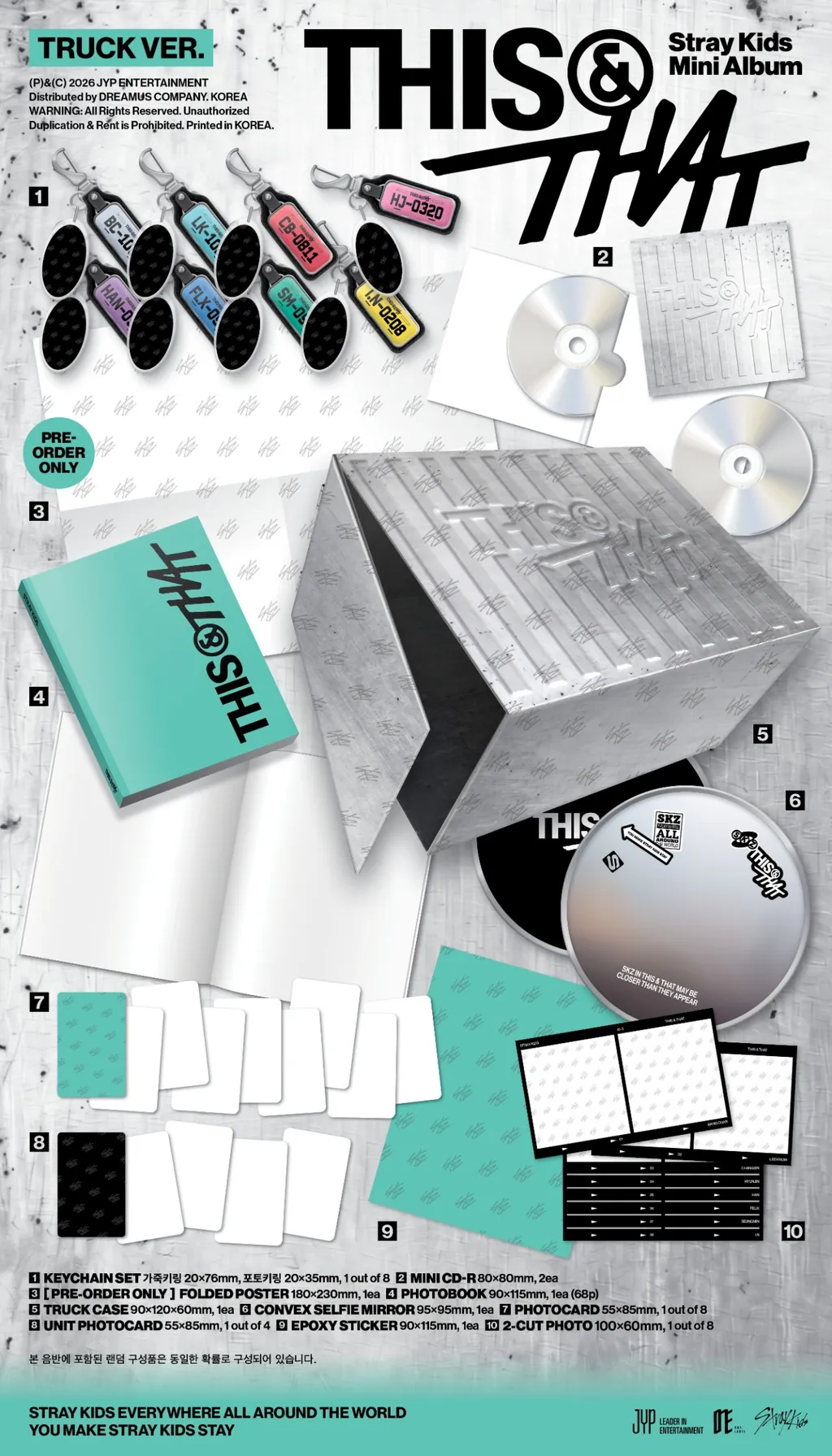 Stray Kids THIS & THAT - Limited TRUCK + mostbiased BENEFIT