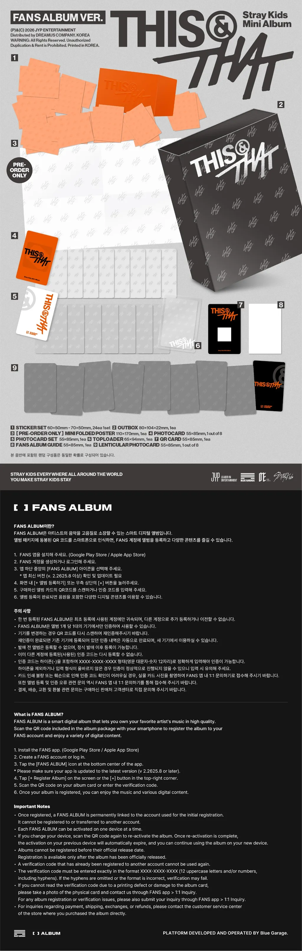 Stray Kids THIS & THAT - FANS ALBUM