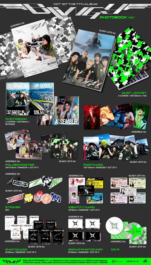 NCT 127 BLINGY - Random Photobook