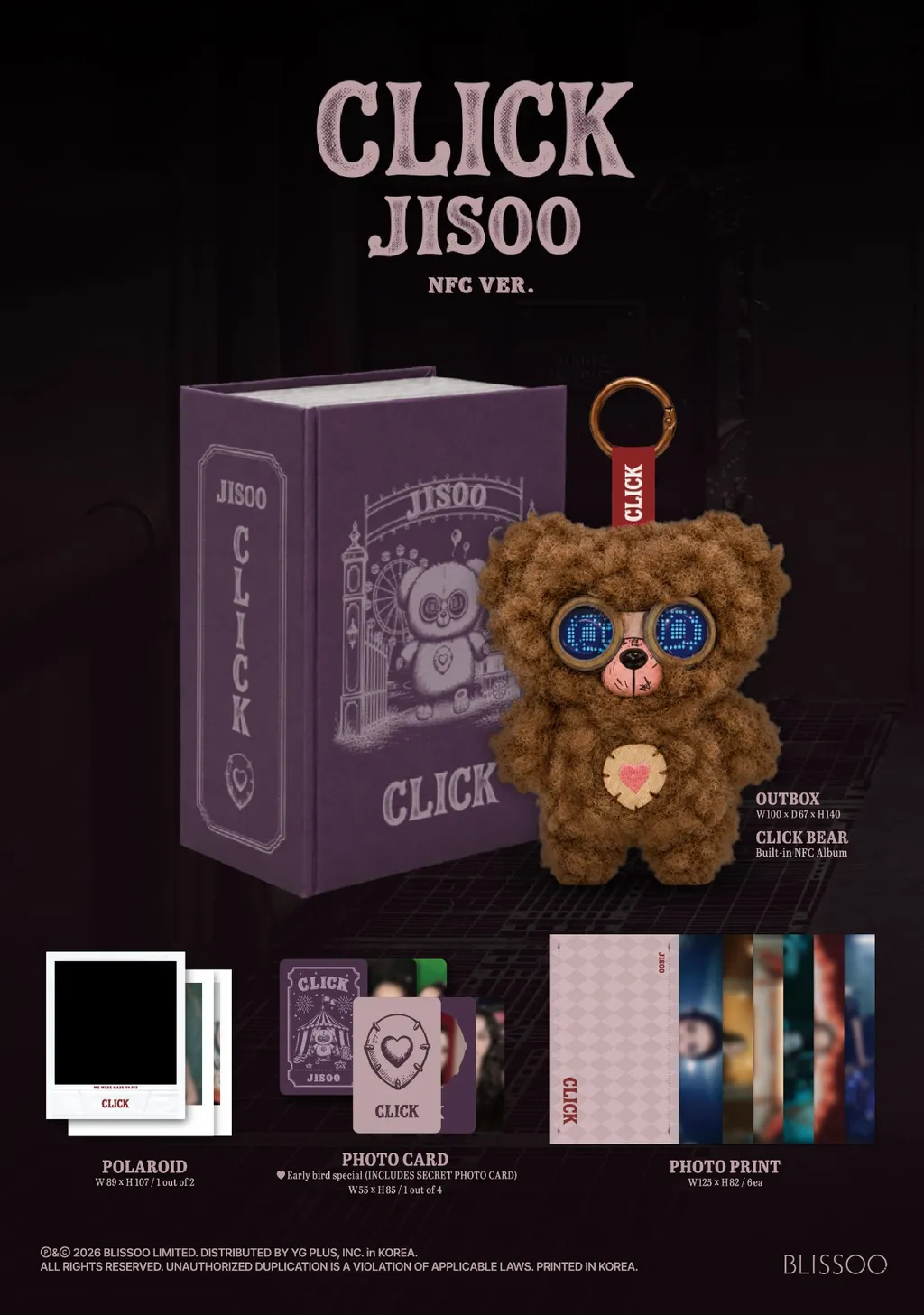 JISOO CLICK - CLICK BABY BEAR NFC