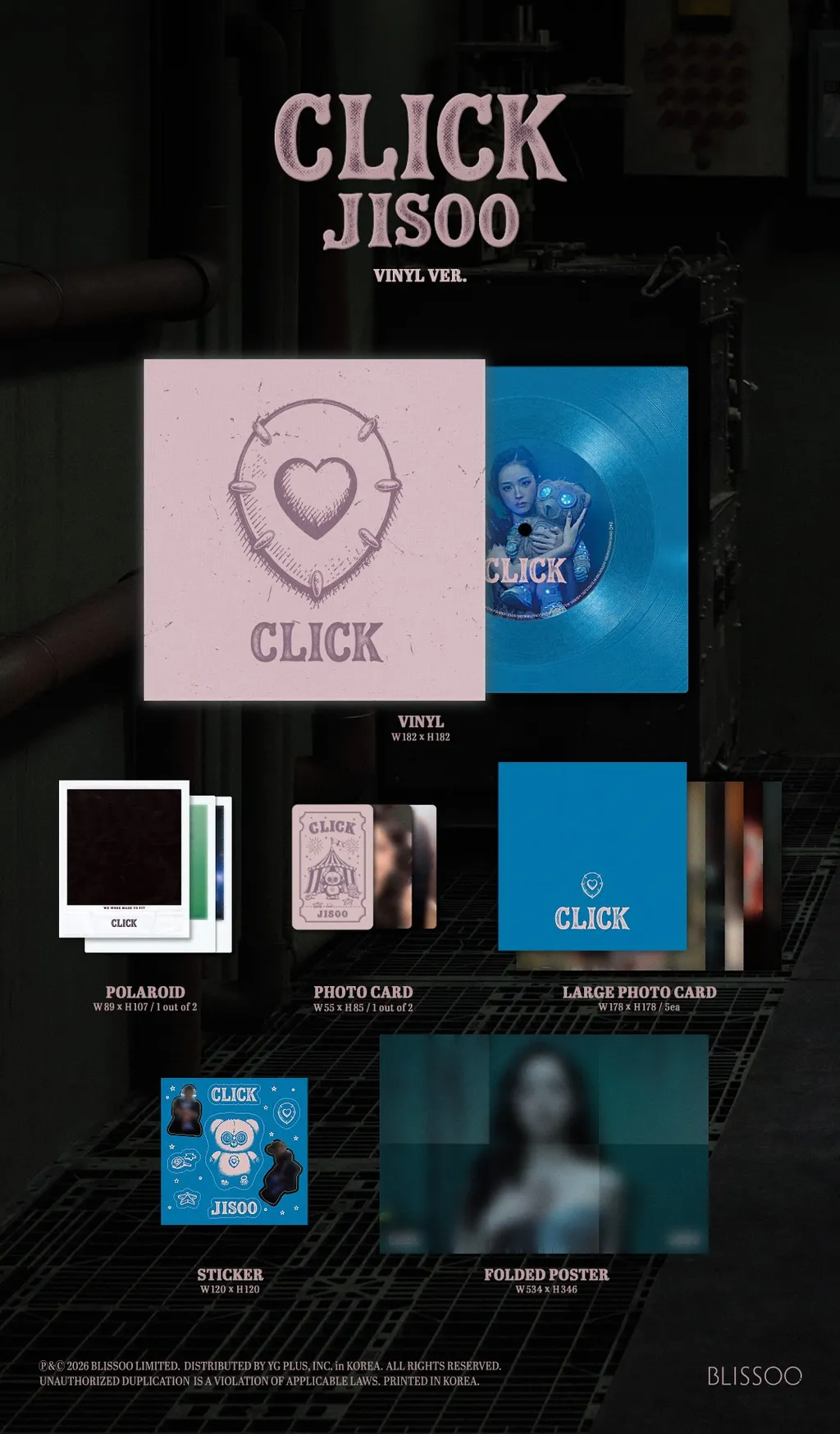JISOO CLICK - VINYL
