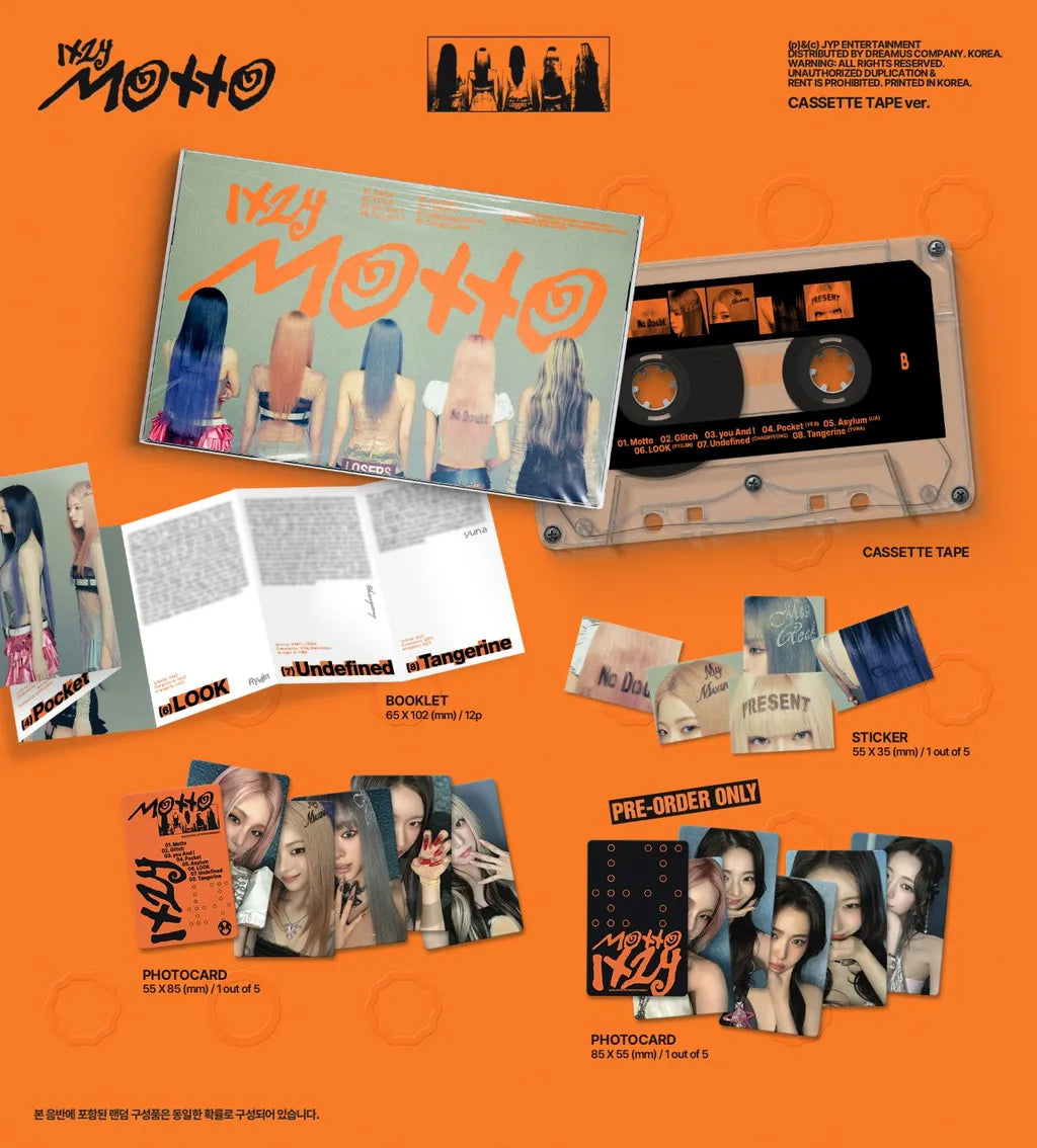 ITZY Motto - Cassette Tape