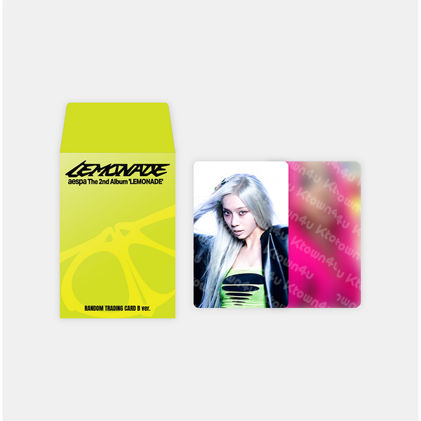 [aespa MAKE IT LEMONADE] RANDOM TRADING CARD LEMONADE VER