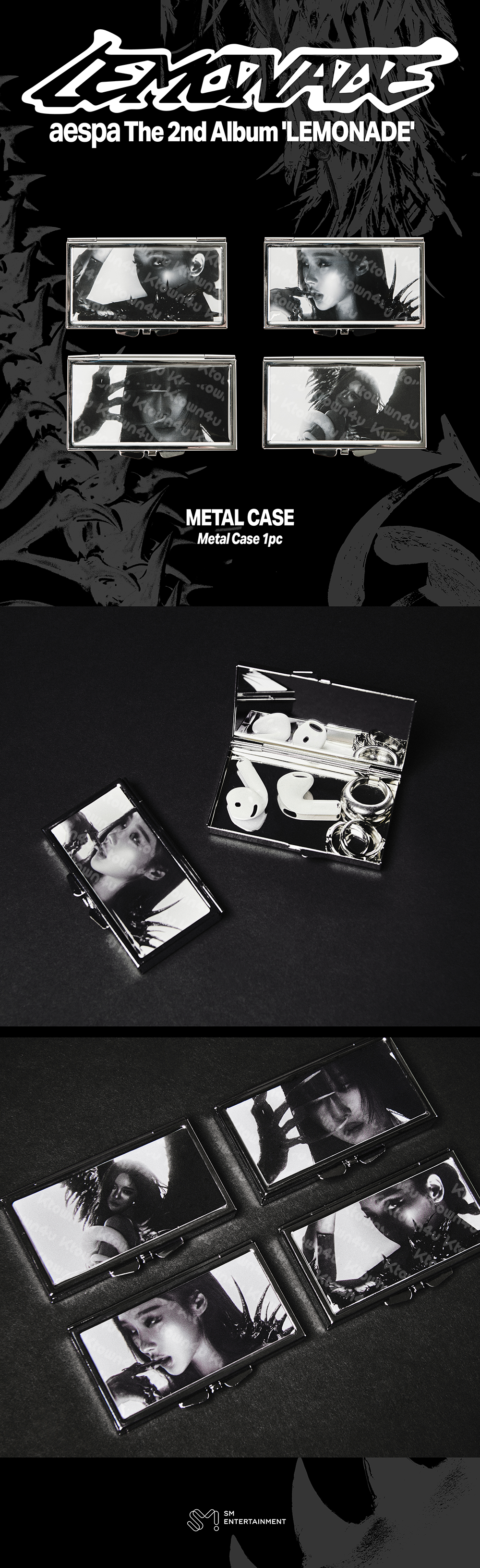[aespa MAKE IT LEMONADE] METAL CASE