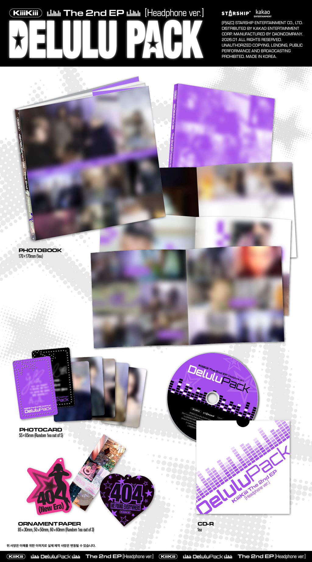 KiiiKiii Delulu Pack - Headphone