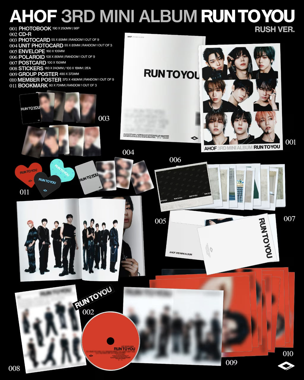 AHOF RUN TO YOU - Random PHOTOBOOK