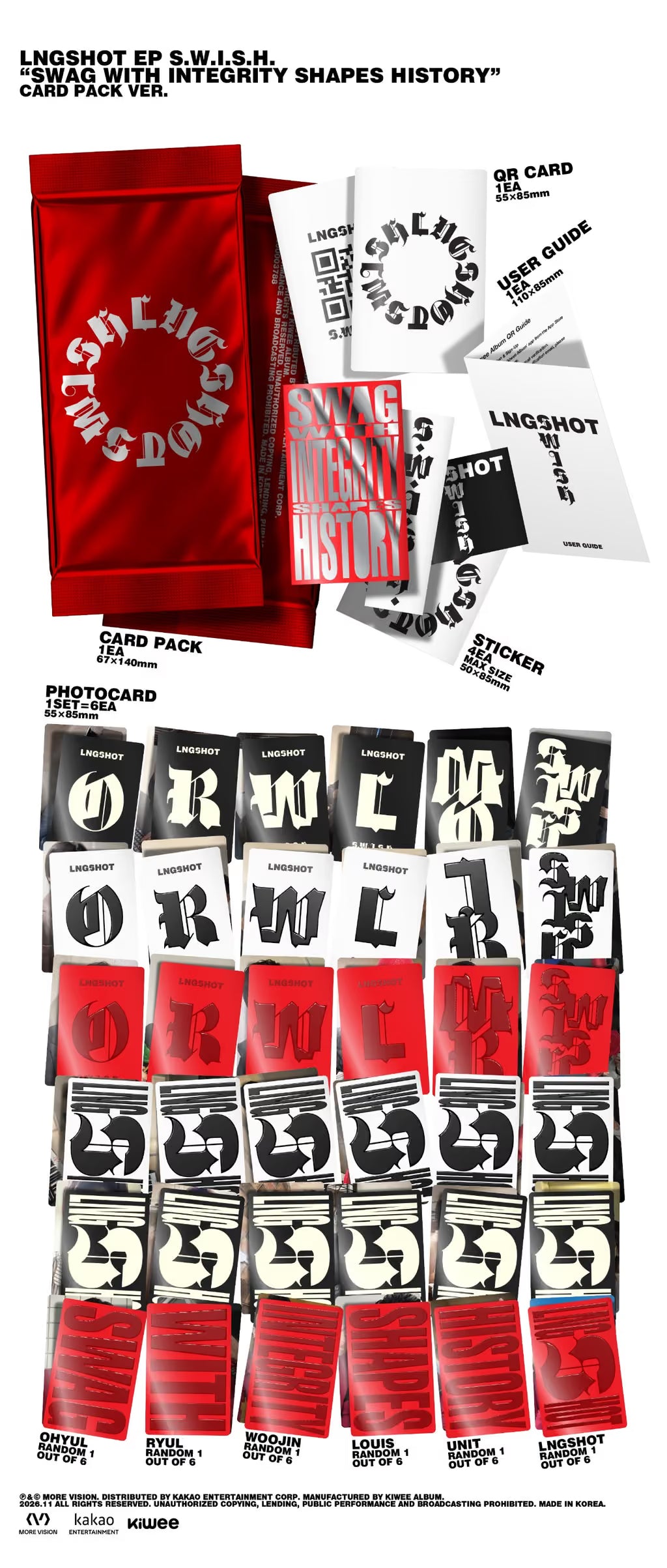 LNGSHOT [S.W.I.S.H.] - Card Pack