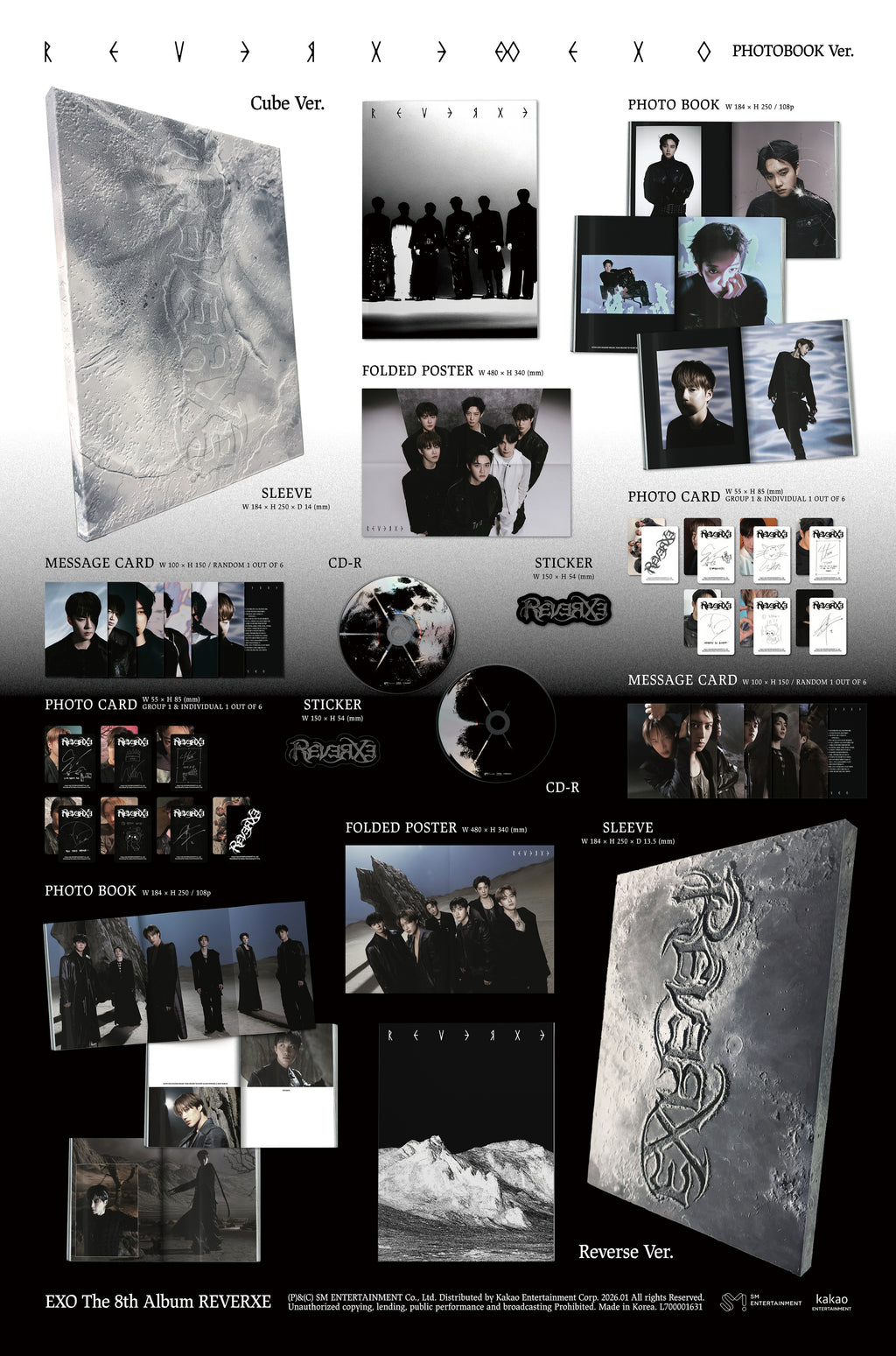 EXO REVERXE - Random Photobook