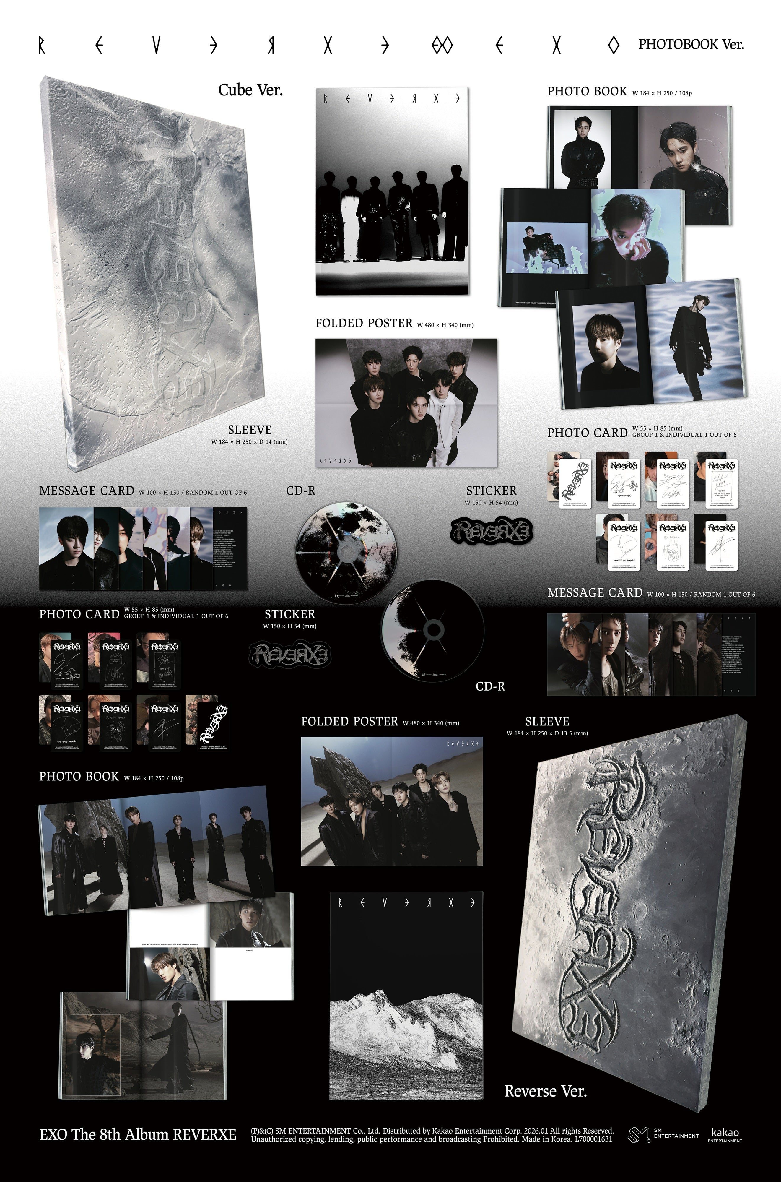 EXO REVERXE - Random Photobook