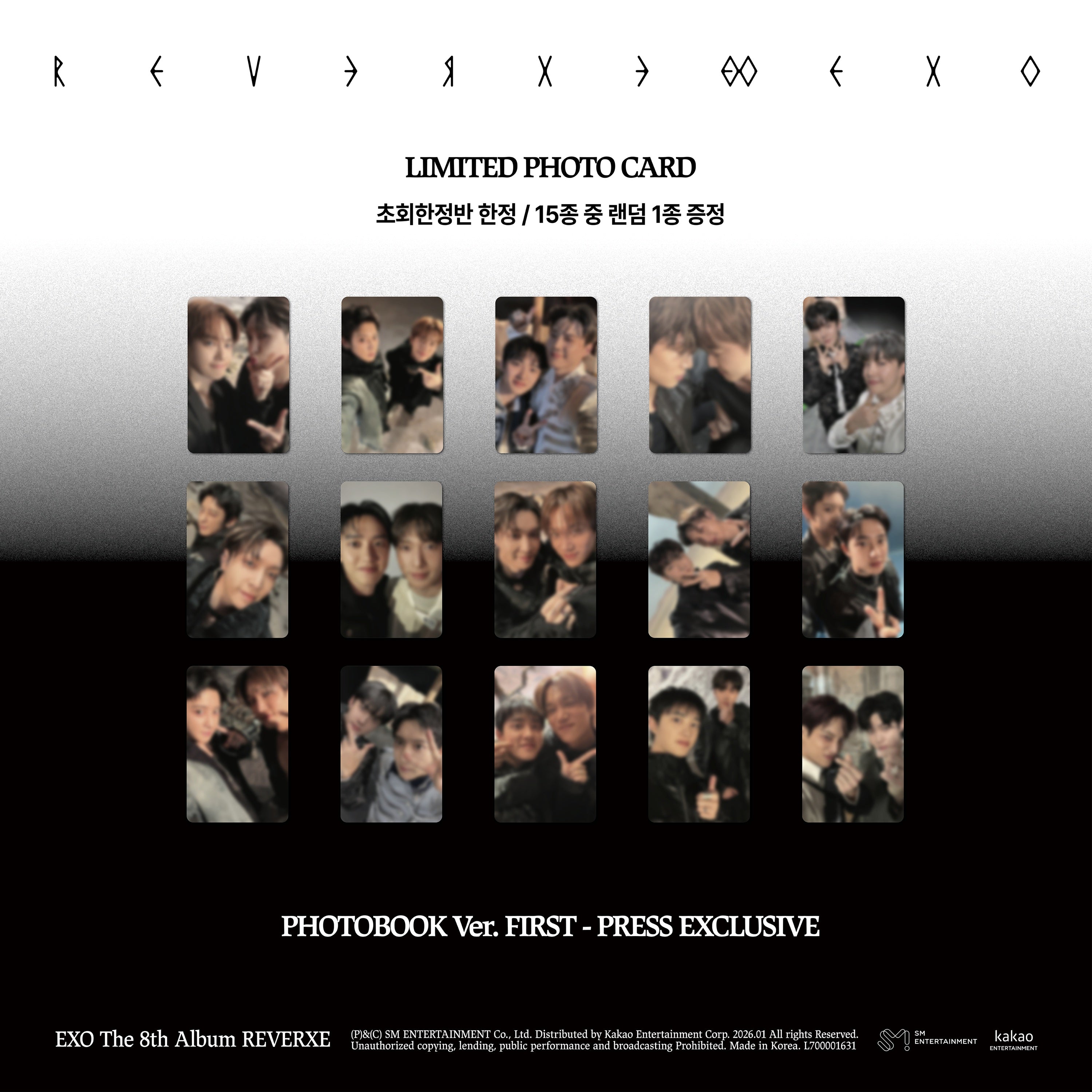 EXO REVERXE - Random Photobook
