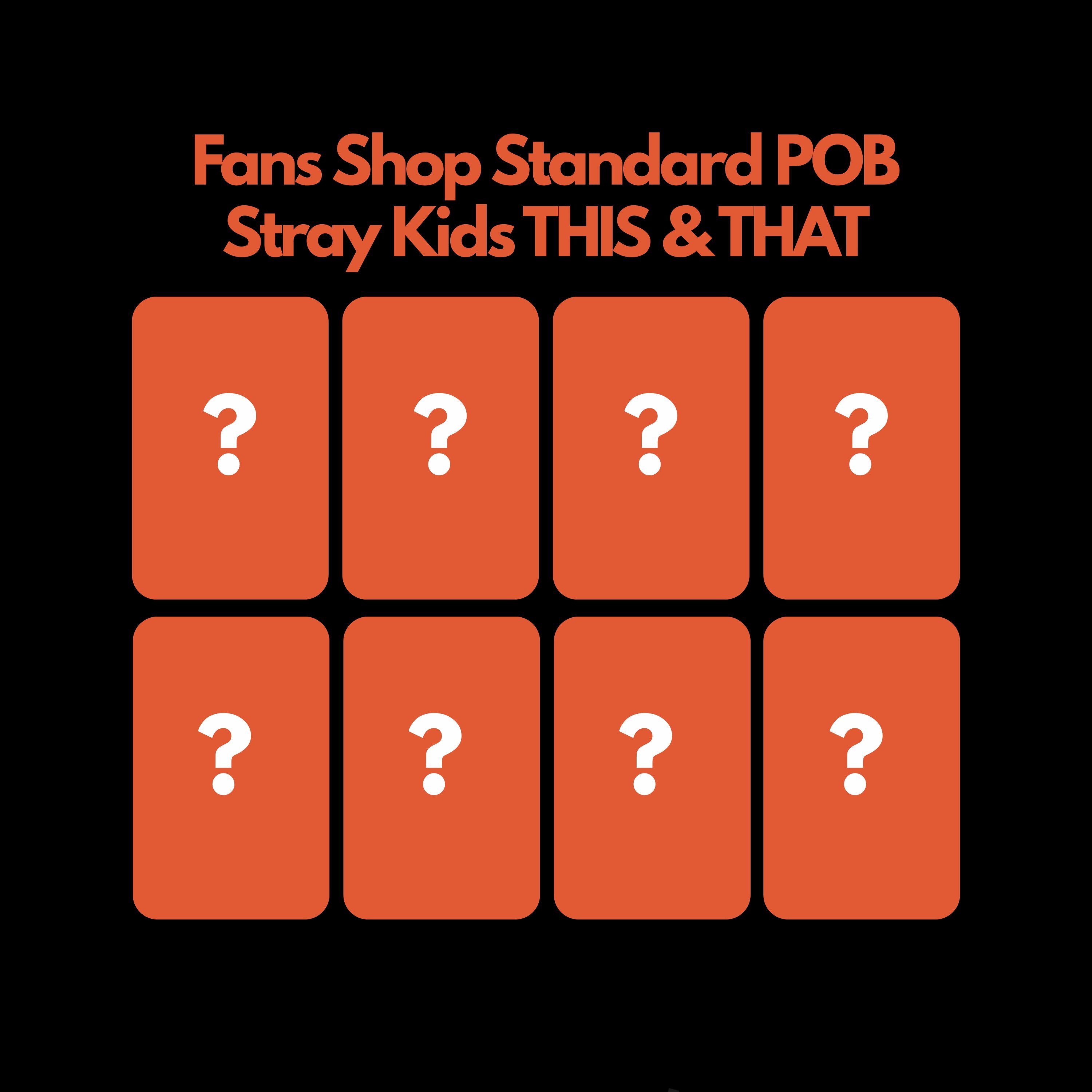 Stray Kids THIS & THAT Fans Shop Standard POB