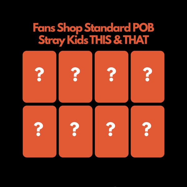 Stray Kids THIS & THAT Fans Shop Standard POB