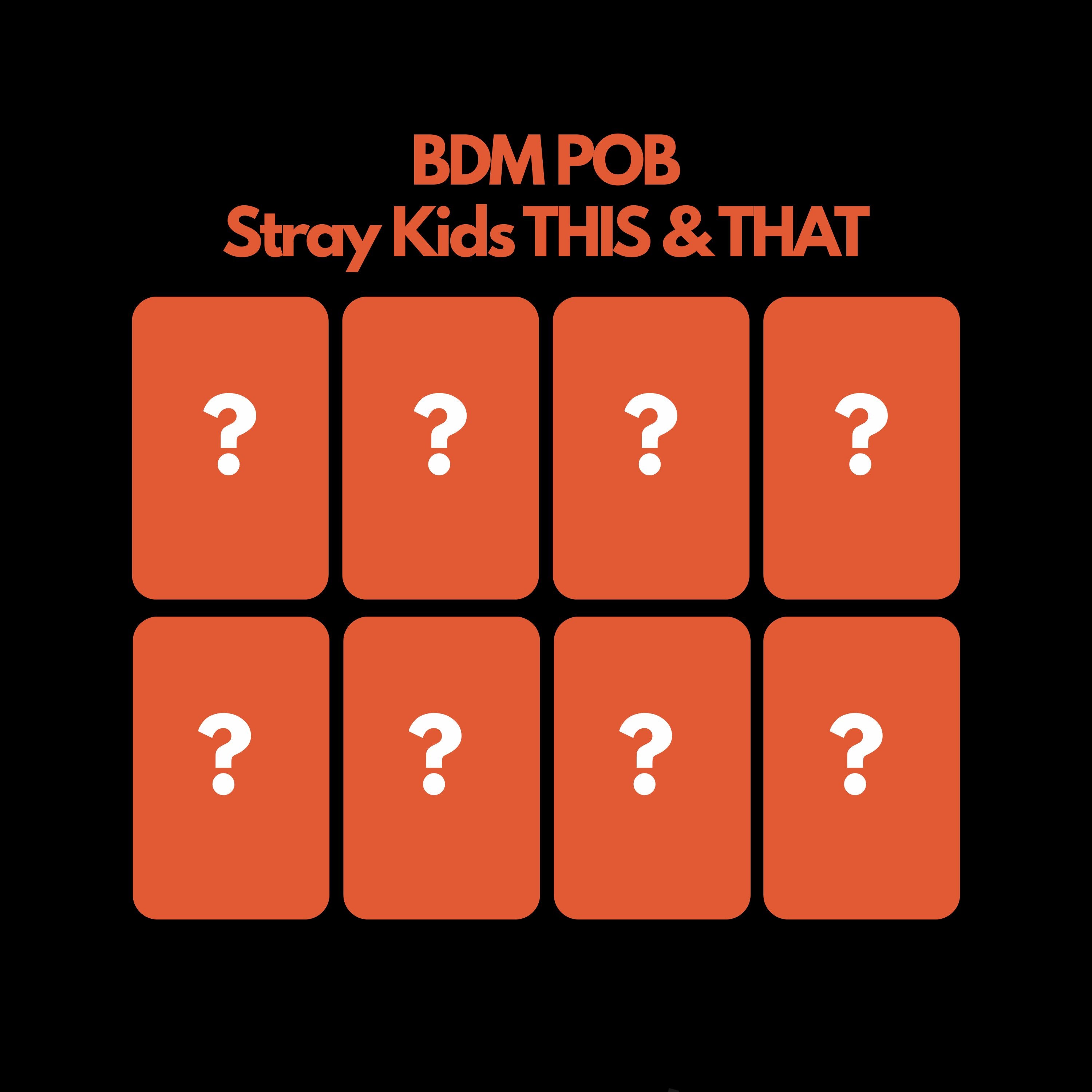Stray Kids THIS & THAT Blue Dream Media POB