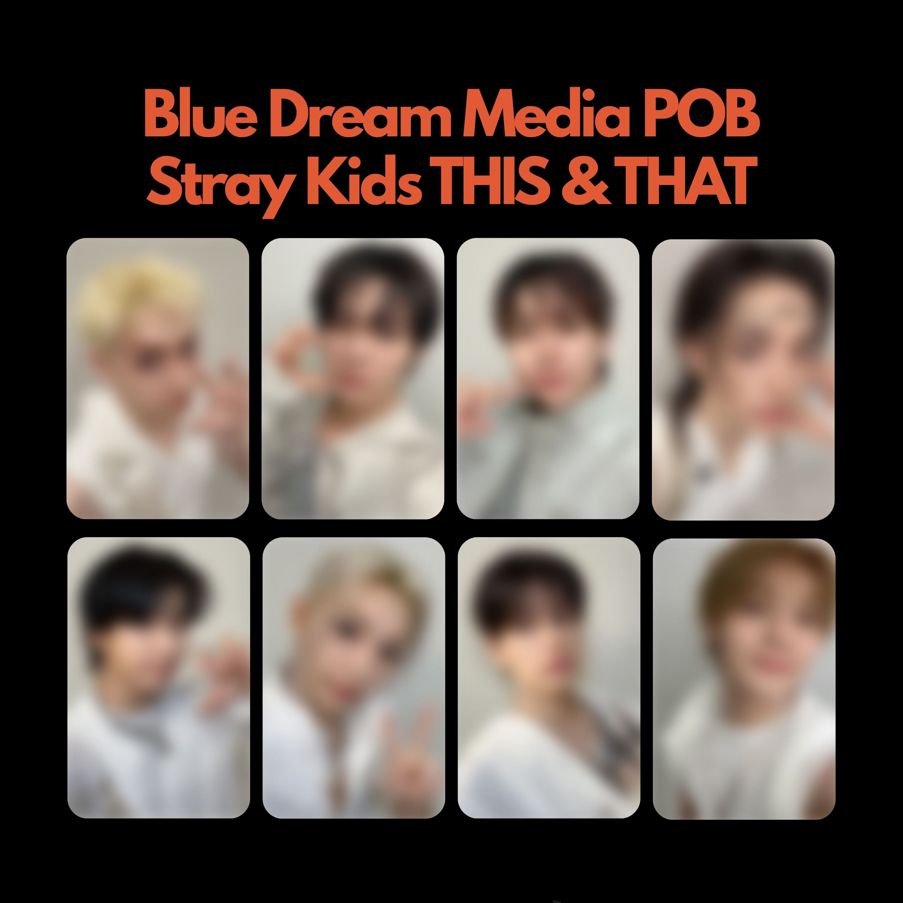Stray Kids THIS & THAT Blue Dream Media POB