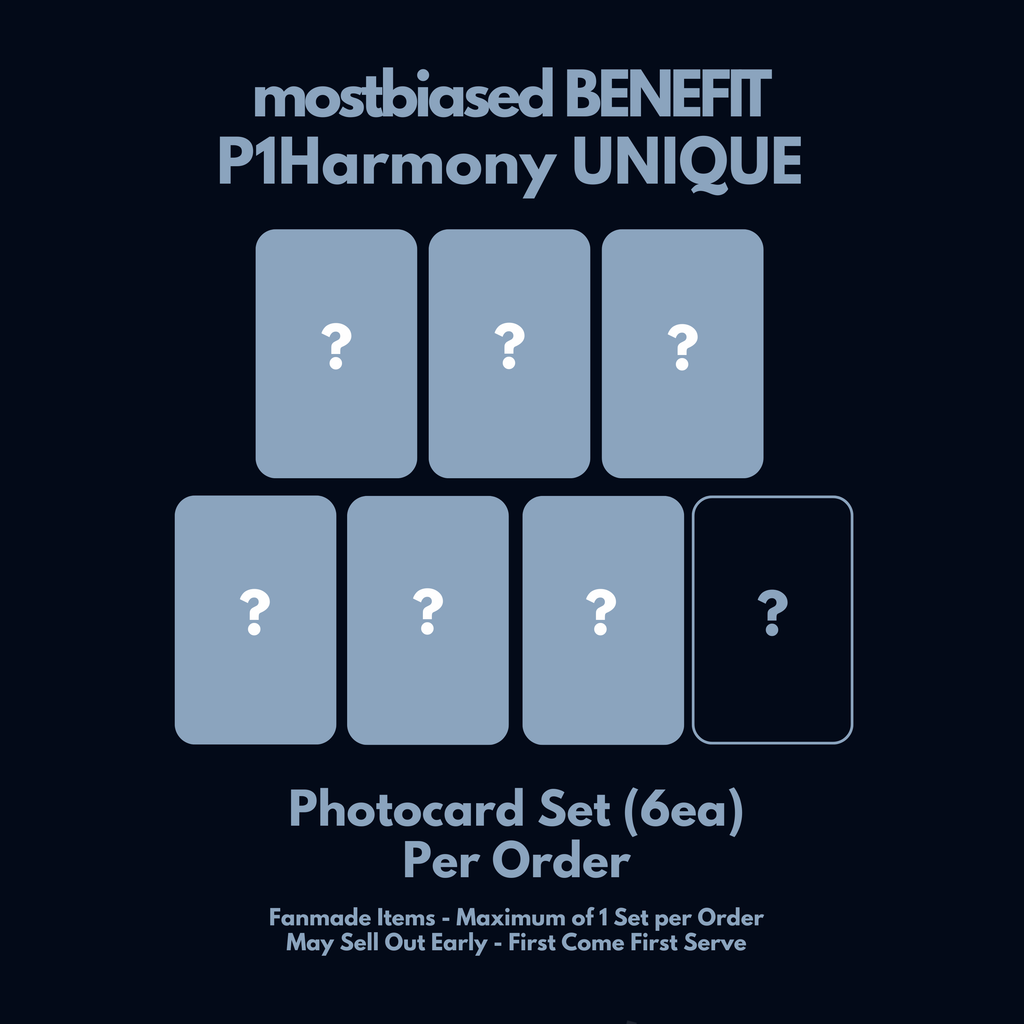 P1Harmony UNIQUE - Random Photobook + mostbiased BENEFIT