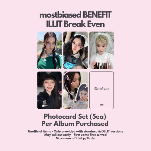 ILLIT BREAK EVEN - Random ver + mostbiased BENEFIT