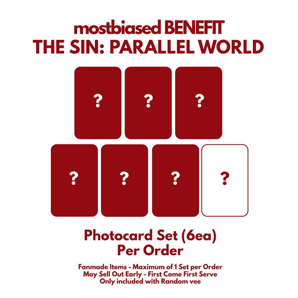 ENHYPEN THE SIN : PARALLEL WORLD - Random ver + mostbiased BENEFIT