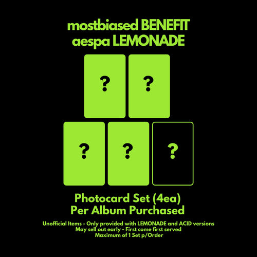 aespa LEMONADE - Random LEMONADE + mostbiased BENEFIT