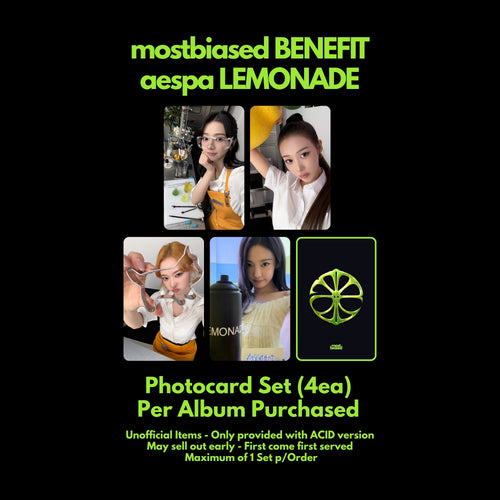 aespa LEMONADE - Random ACID + mostbiased BENEFIT