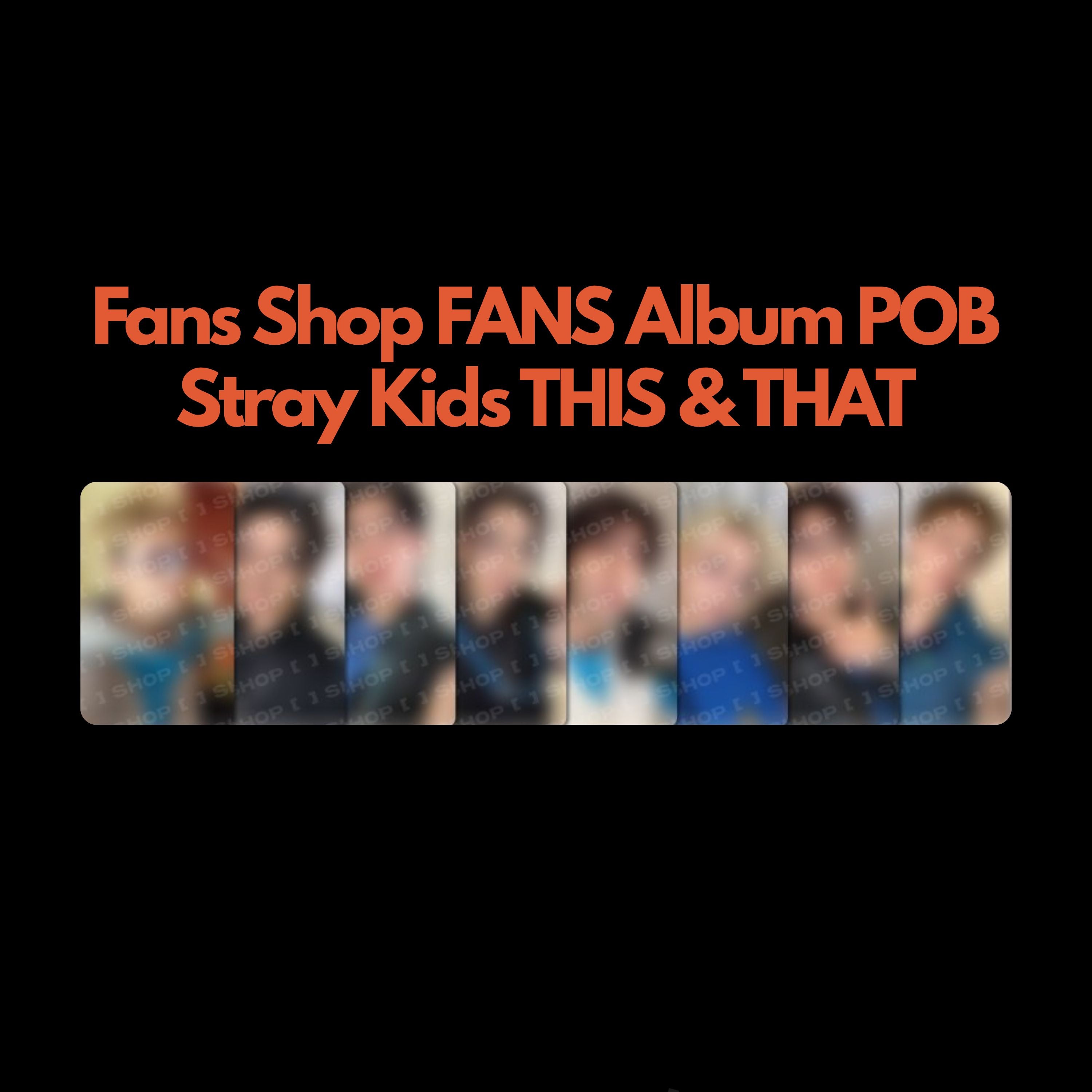 Stray Kids THIS & THAT Fans Shop FANS ALBUM POB