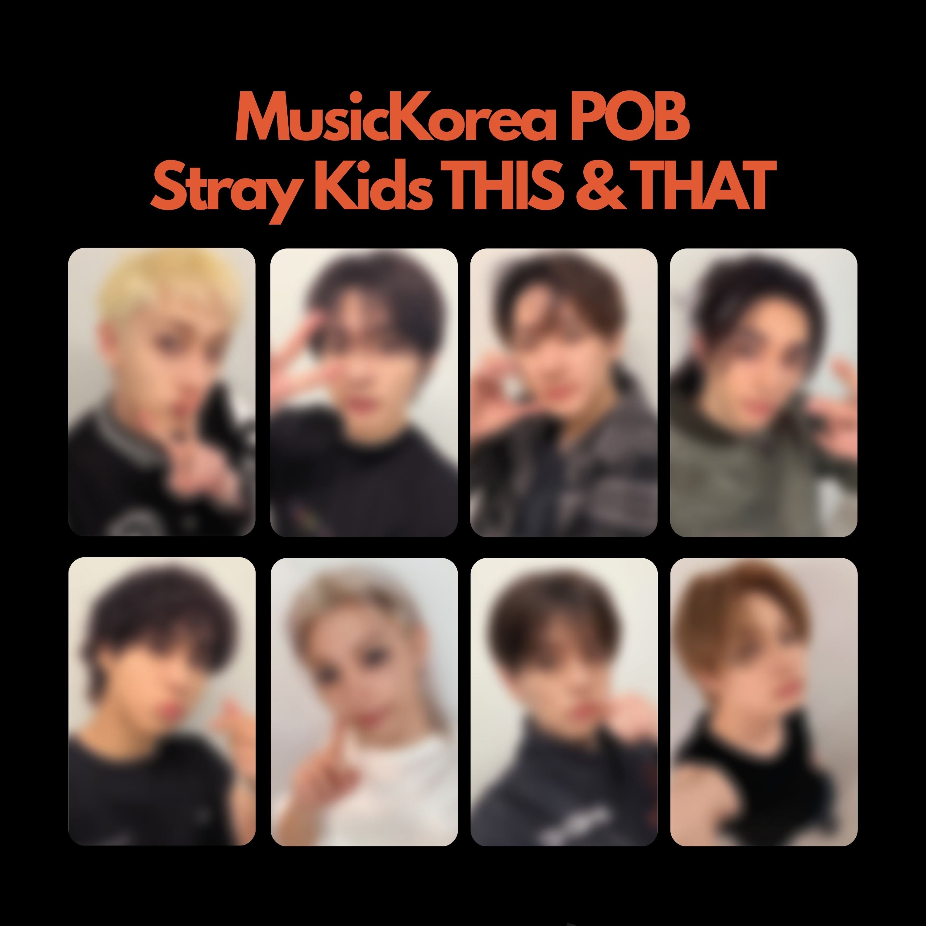 Stray Kids THIS & THAT MusicKorea POB
