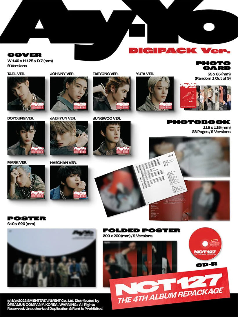 NCT 127 Ay-Yo - Random Digipack