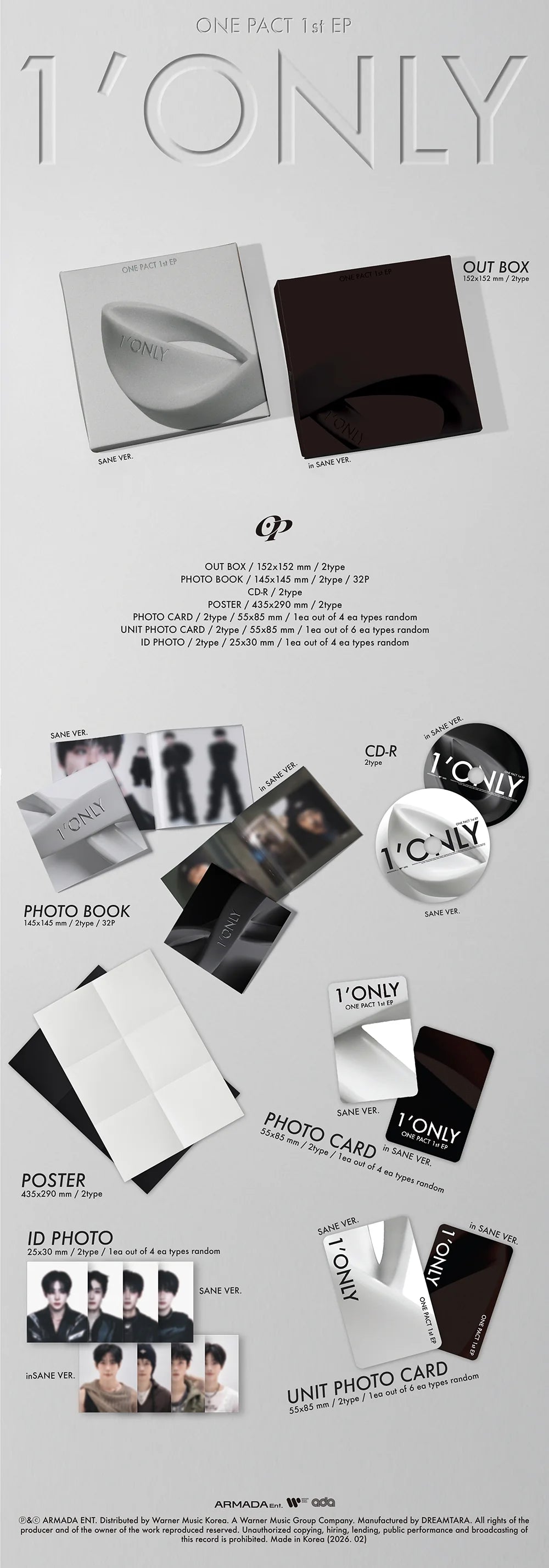 ONE PACT 1’ONLY - Random ver