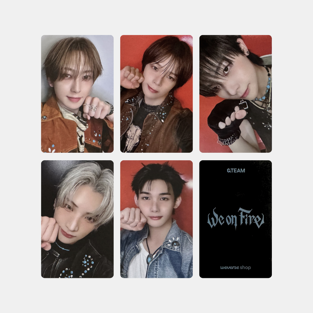 &TEAM We on Fire Weverse POB 3
